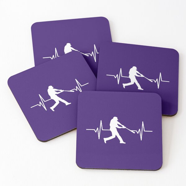 Item preview, Baseball heartbeat design for D.H's or hitting coaces designed and sold by BRtisticDesigns.