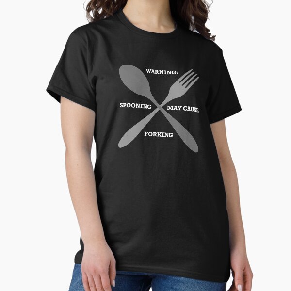 Item preview, Spooning May Cause Forking (dark) designed and sold by snarkee.