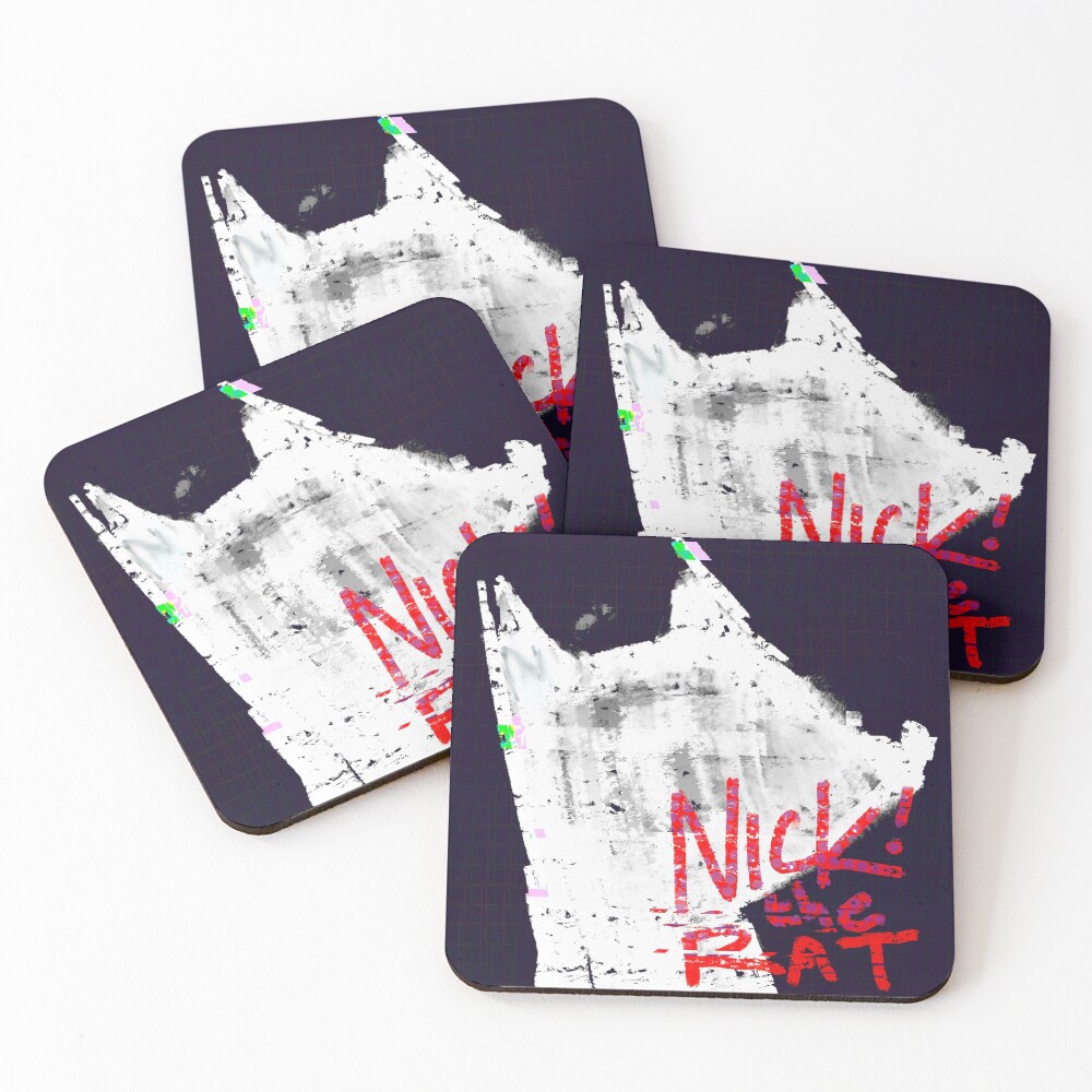 Item preview, Coasters (Set of 4) designed and sold by NICKtheRAT.