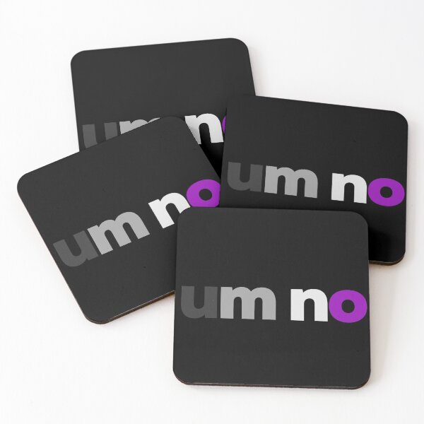 Item preview, Um No. Asexual Pride designed and sold by Subtle Pride Shop.