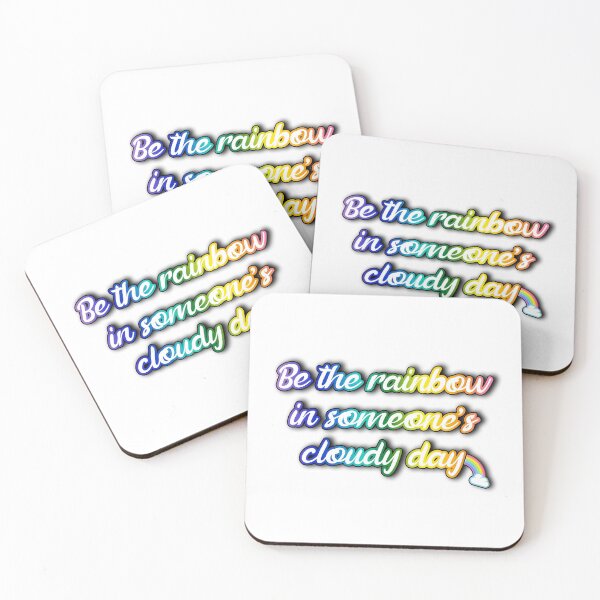 Item preview, Be The Rainbow Quote designed and sold by Evelyn Ulrich.