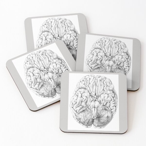 Item preview, Inferior View of Brain Drawing designed and sold by Kelley-Art.