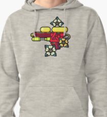 Flowers and watergun Pullover Hoodie