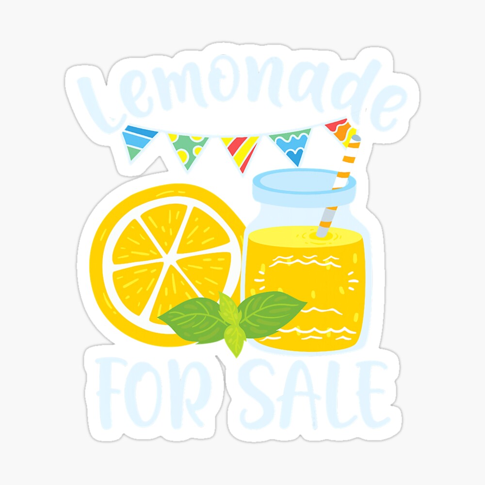 Lemonade For Sale - Cute Lemonade Stand Poster