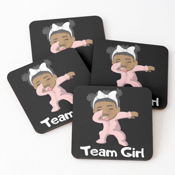 Artikelvorschau, Gender Reveal Party Team Girl Nettes Tupfendes Schwarz entworfen und verkauft von nolanmicah36.