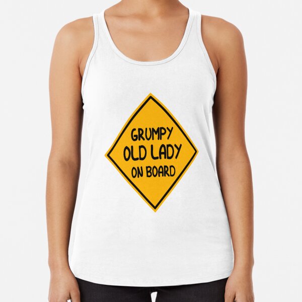 Old Ladies Lift - Women's Racerback Tank - Old Ladies Lift