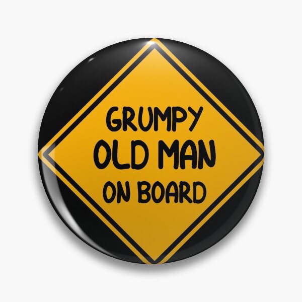 Item preview, Grumpy Old Man On Board designed and sold by FunFitsFactory.