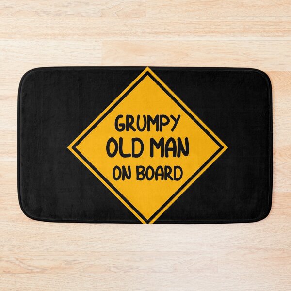 Item preview, Grumpy Old Man On Board designed and sold by FunFitsFactory.