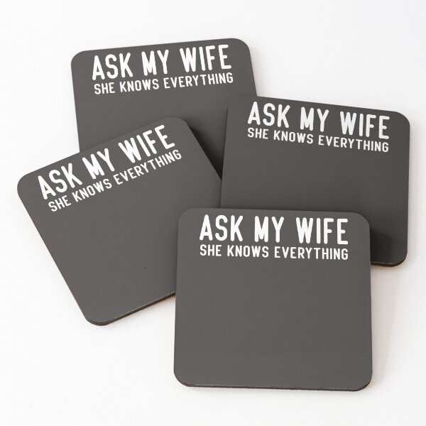 Item preview, Mens Ask My Wife She Knows Everything designed and sold by RylynKaub86.