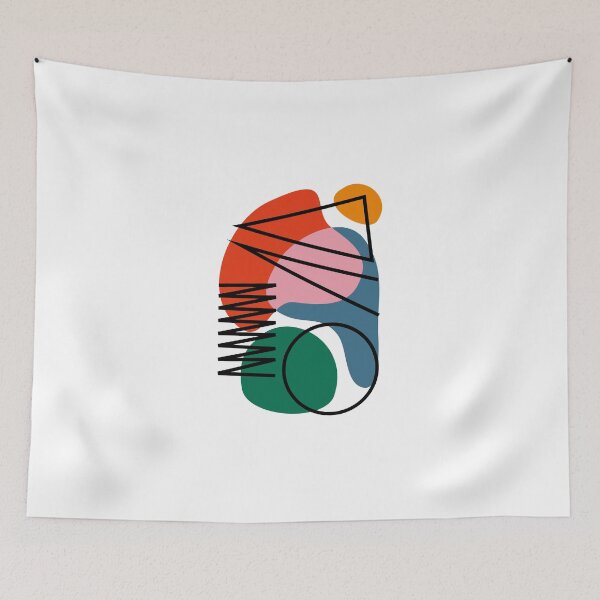 Item preview, Abstract Art Pattern Colorful Liquid Geometric designed and sold by artofangga.