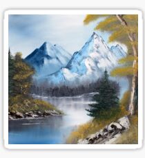 Blaue Berge Sticker