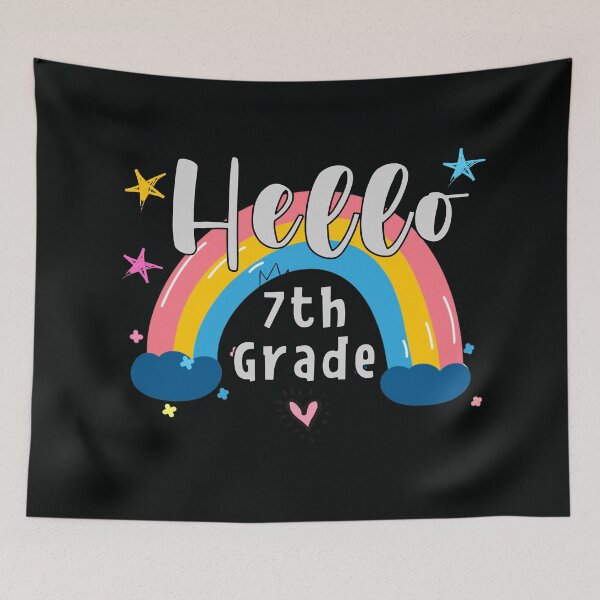 Item preview, Hello 7th Grade  designed and sold by magicalbee76.