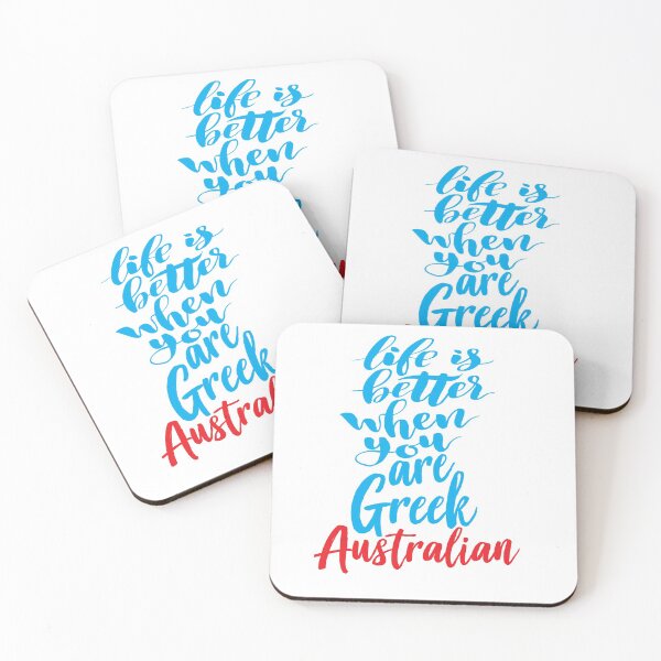 Item preview, Life Is Better When You Are Greek Australian designed and sold by ProjectX23.