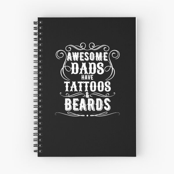 Item preview, Awesome dads have tattoos and beards designed and sold by PulPleshop.