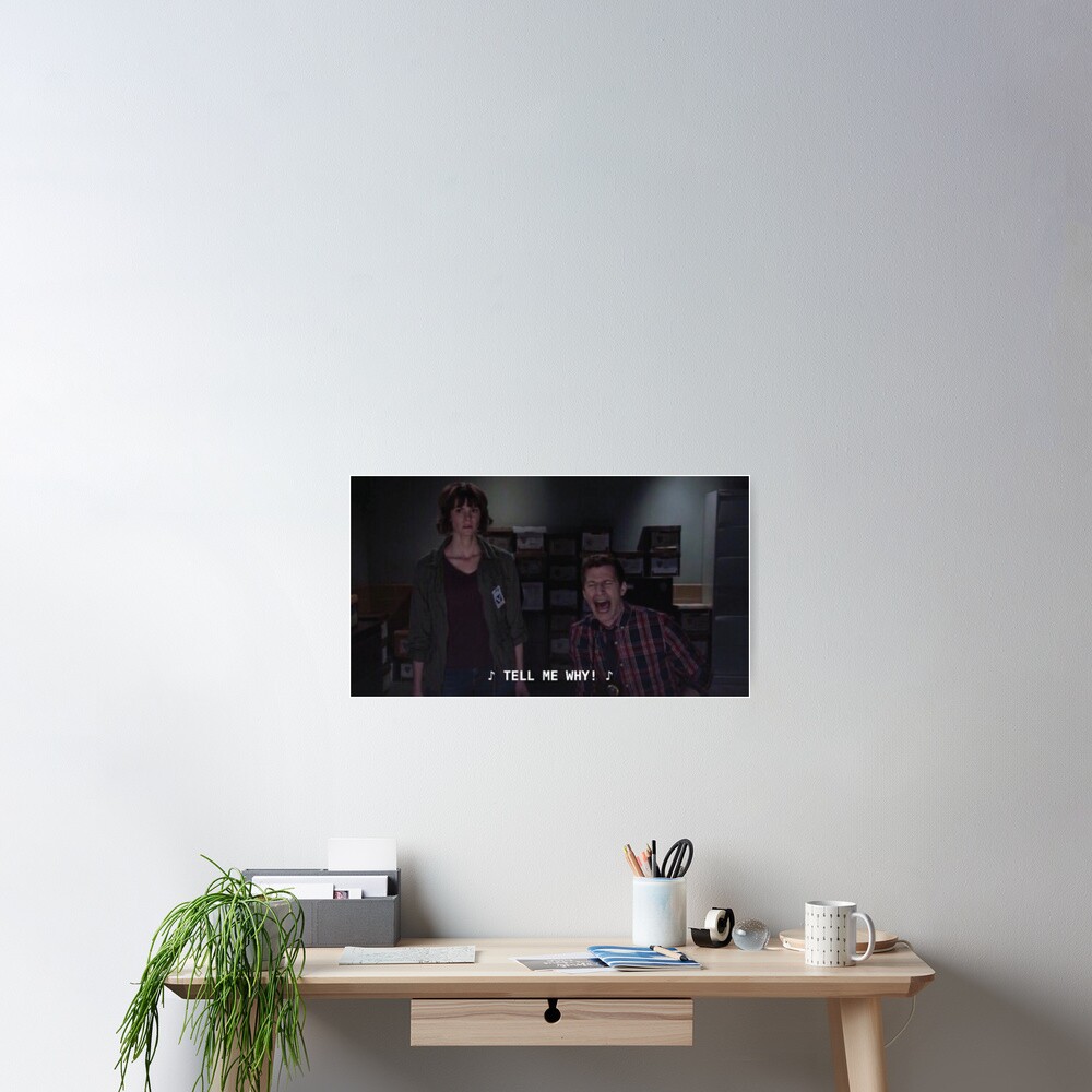 "Brooklyn nine nine Jake Peralta backstreet boys tell me why" Poster by