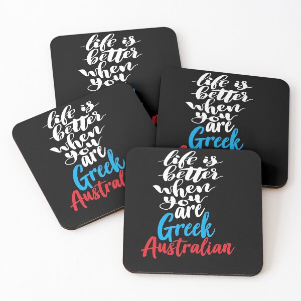 Item preview, Life Is Better When You Are Greek Australian designed and sold by ProjectX23.
