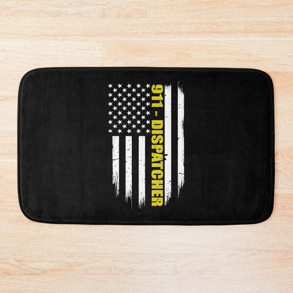 Item preview, Dispatcher Gift Thin Gold Line Flag 911 Dispatcher designed and sold by elviakenni.