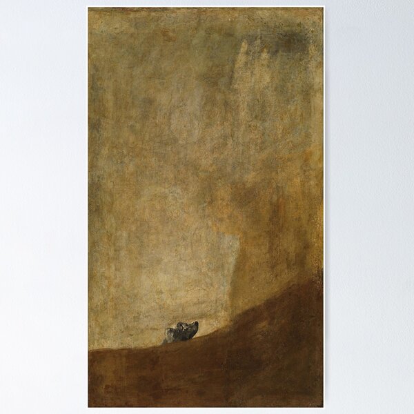 Item preview, The Dog - Francisco Goya designed and sold by JDesigningMO.