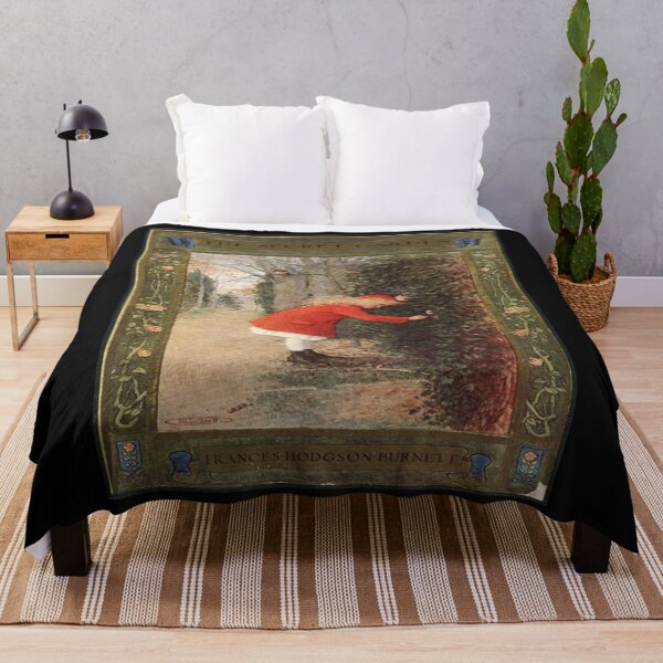 Item preview, The Secret Garden by Frances Hodgson Burnett - Children's Book Mary Lennox Orphaned Child Published 1911 Blonde Hair Red Coat Gifts Birthday Christmas designed and sold by guitarkel.