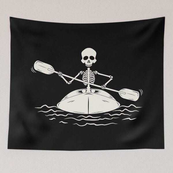 Item preview, Paddles Canoe Skull designed and sold by bapakberanakdua.