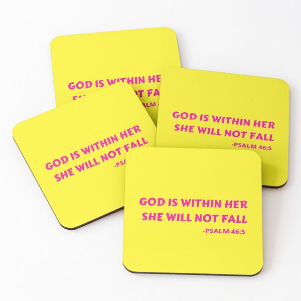 Item preview, God Is Within Her She Will Not Fall designed and sold by Prayingwarrior.