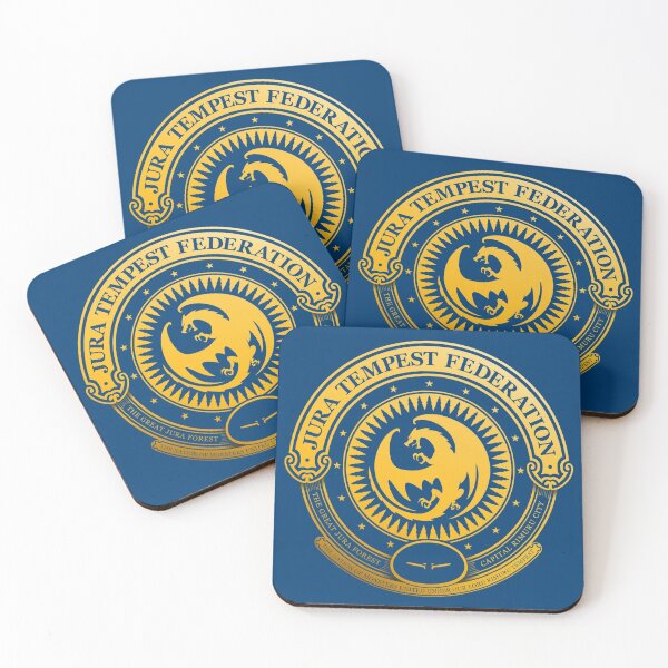 Jura Tempest Federation Seal Coasters (Set of 4)