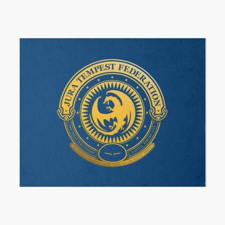 Jura Tempest Federation Seal Art Board Print