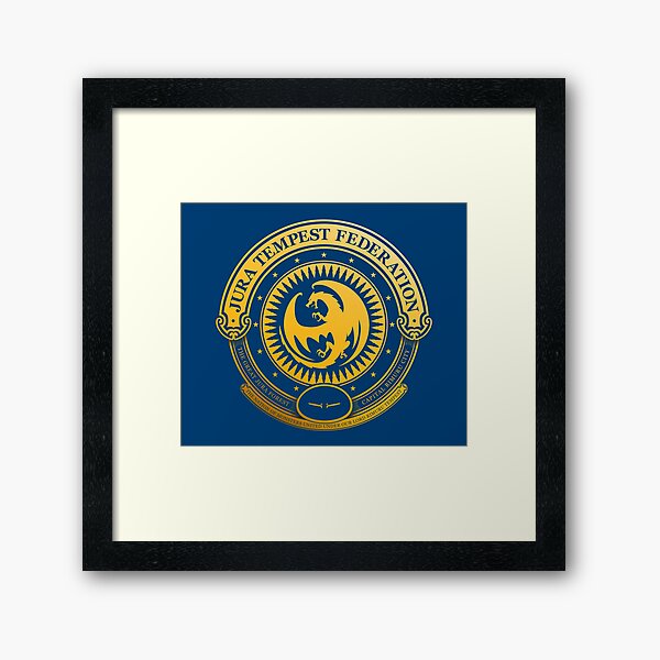 Jura Tempest Federation Seal Framed Art Print