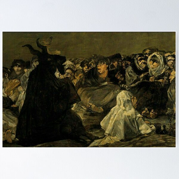 Item preview, Witches Sabbath Francisco Goya designed and sold by JDesigningMO.