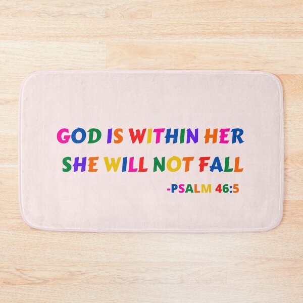 Item preview, God Is Within Her She Will Not Fall designed and sold by Prayingwarrior.
