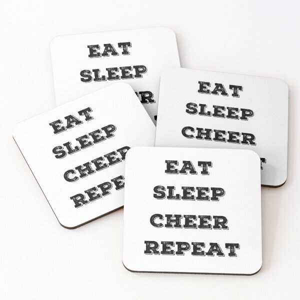 Item preview, eat sleep cheer repeat designed and sold by Lakki-s.