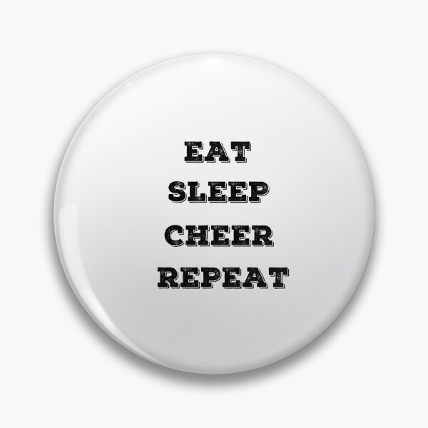 Item preview, eat sleep cheer repeat designed and sold by Lakki-s.