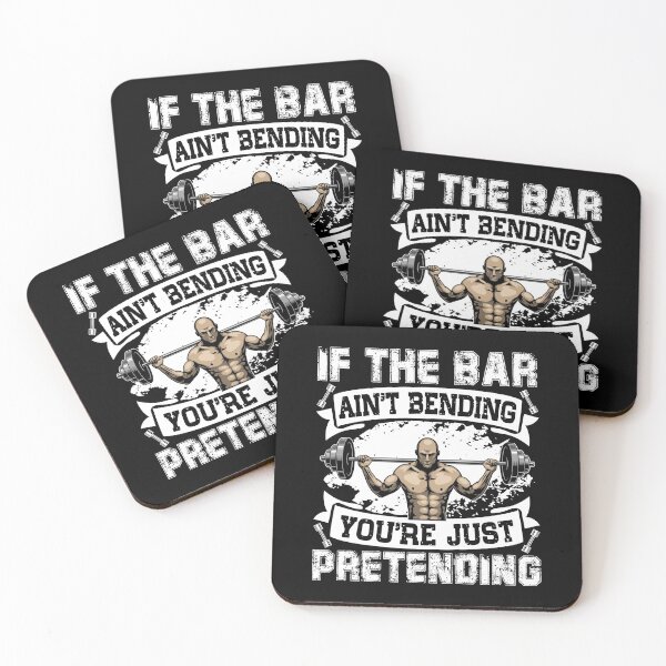 Item preview, If The Bar Ain't Bending You're Just Pretending-gift for body builders designed and sold by BRtisticDesigns.