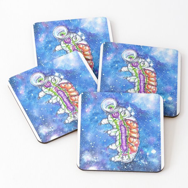 Item preview, Water bear in space wearing a helmet designed and sold by Kelley-Art.