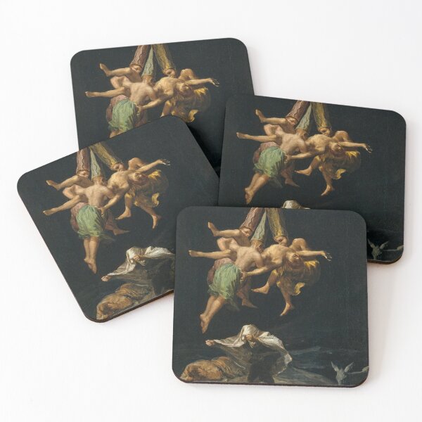 Item preview, Witches Flight Painting By Francisco Goya designed and sold by JDesigningMO.