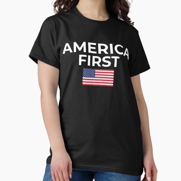 Item preview, America First T-Shirt USA designed and sold by Gratitude320.