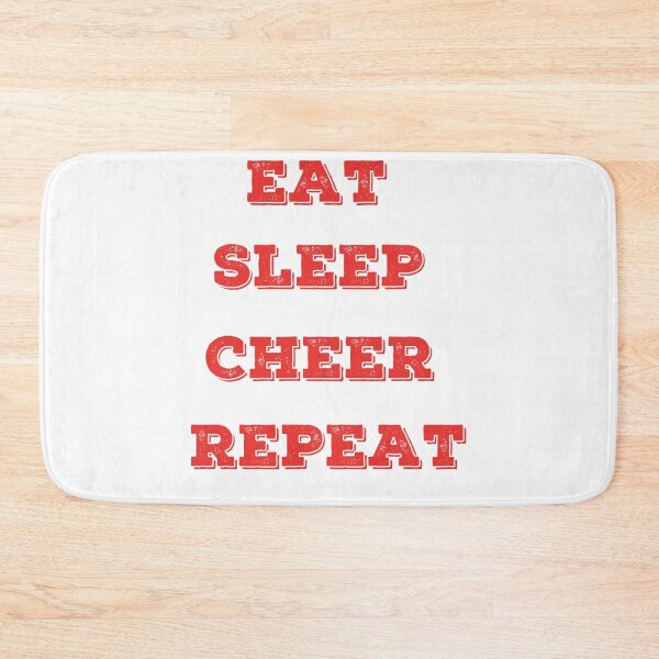 Item preview, eat sleep cheer repeat designed and sold by Lakki-s.