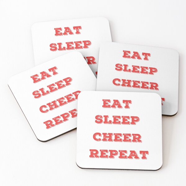Item preview, eat sleep cheer repeat designed and sold by Lakki-s.