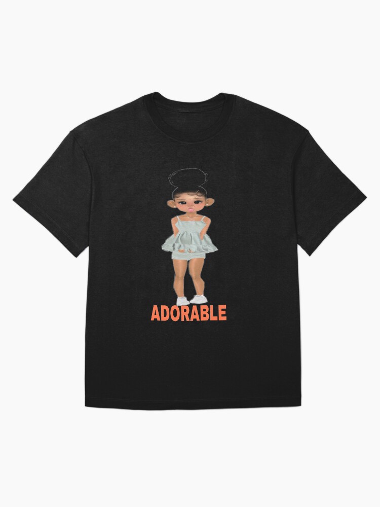 Thumbnail 3 of 7, Oversized T-Shirt, Adorable girl designed and sold by Semapemodiba.