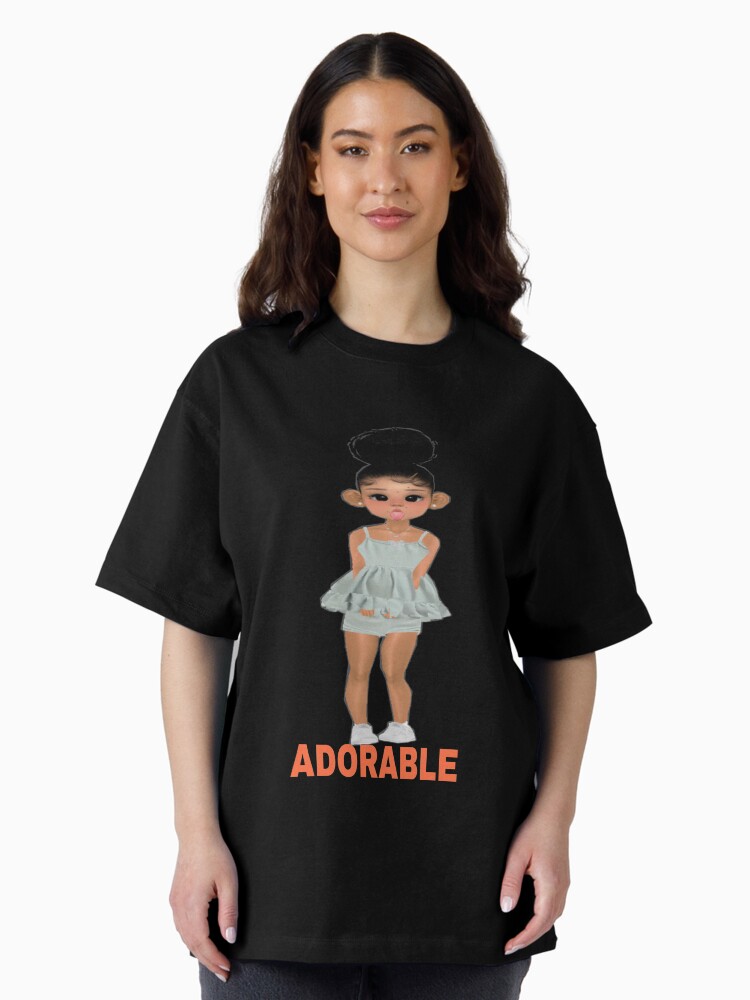 Thumbnail 1 of 7, Oversized T-Shirt, Adorable girl designed and sold by Semapemodiba.