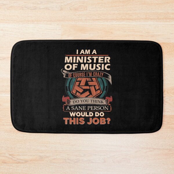 Artikelvorschau, Minister für Musik T-Shirt - Sane Person Geschenkartikel Tee entworfen und verkauft von ownjuliann.