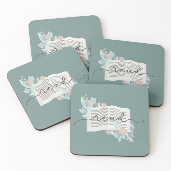Item preview, Pastel Open Book With Flowers designed and sold by RoselleArts.
