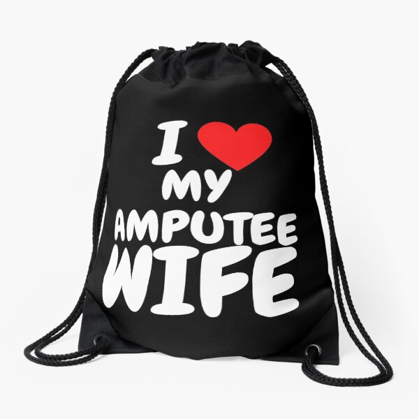 Amputee Drawstring Bags Redbubble photo