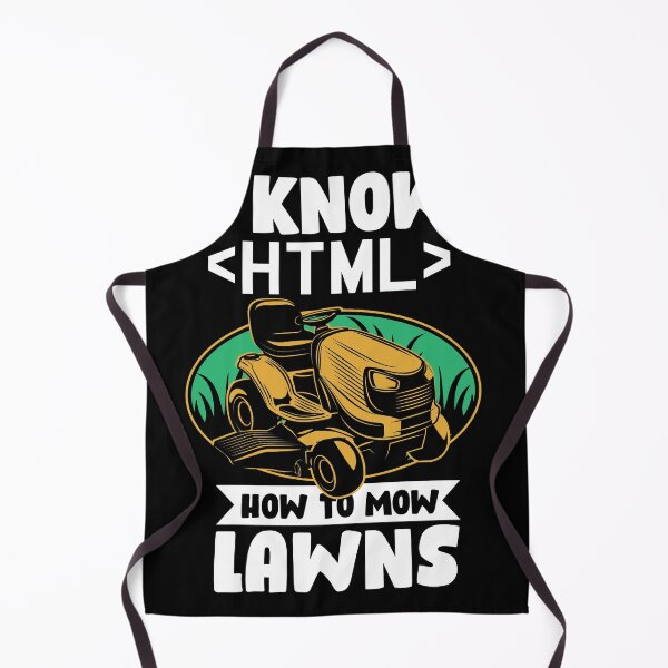 Item preview, Funny I Know HTML Tech Dad Lawn Mowing Men Joke  designed and sold by Crush Retro®.