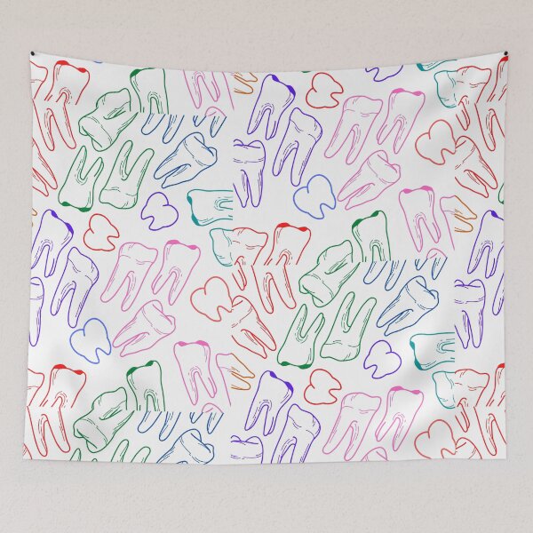 Item preview, Funny Dental Definitions White Tooth Pattern- Funny Dentist designed and sold by chetan786.