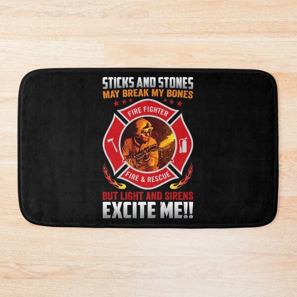 Item preview, Lights & Sirens Excite Me-funny gift idea for firefighters designed and sold by BRtisticDesigns.