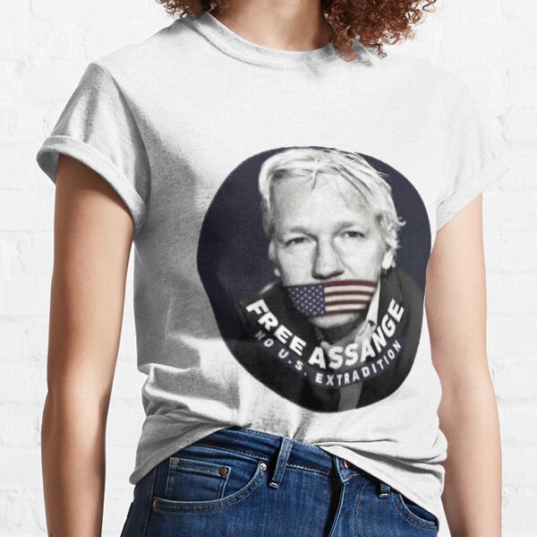 Free Julian Assange T Shirts Redbubble