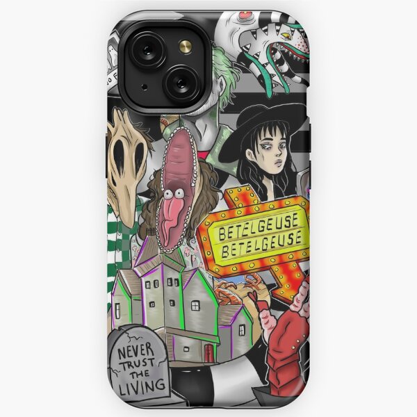 BEETLEJUICE TIM BURTON ART iPhone 15 Plus Case Cover