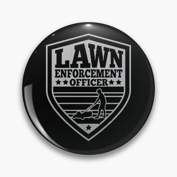 Artikelvorschau, Lustiger Lawn Enforcement Officer Papa Rasenmähen entworfen und verkauft von Crush Retro®.