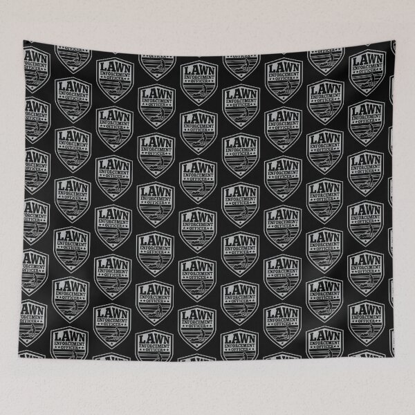 Item preview, Funny Lawn Enforcement Officer Dad Lawn Mowing designed and sold by Crush Retro®.